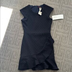 Elegant Navy Blue Girl’s Dress-  by Debra